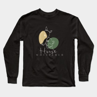 Horse Whisperer Minimal Long Sleeve T-Shirt